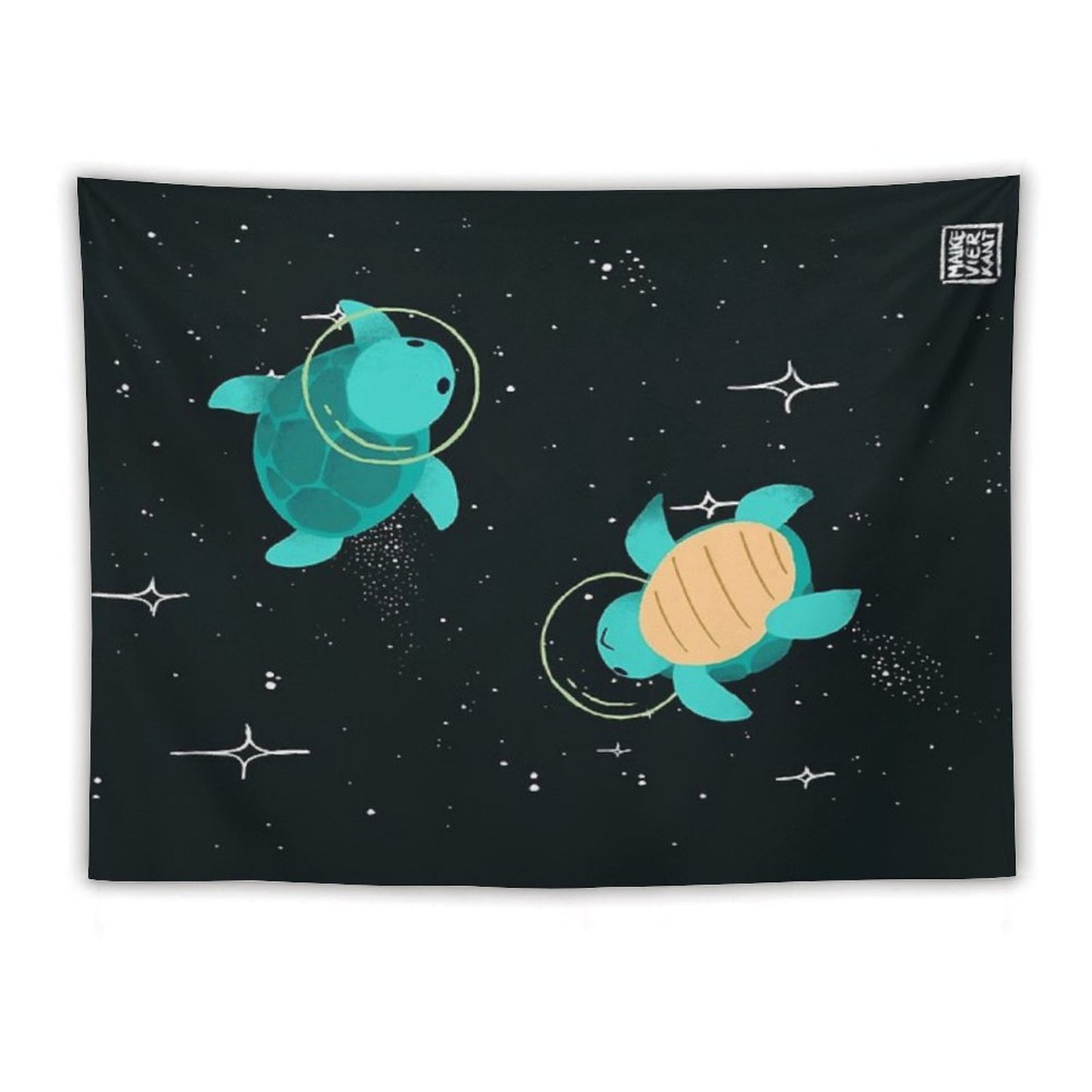 Space Turtles Tapestry