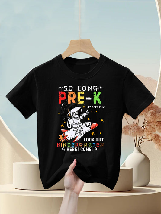 Pre-k Graduate Pre K Graduation Rocket Astronaut Kid Boys Kids T-Shirt