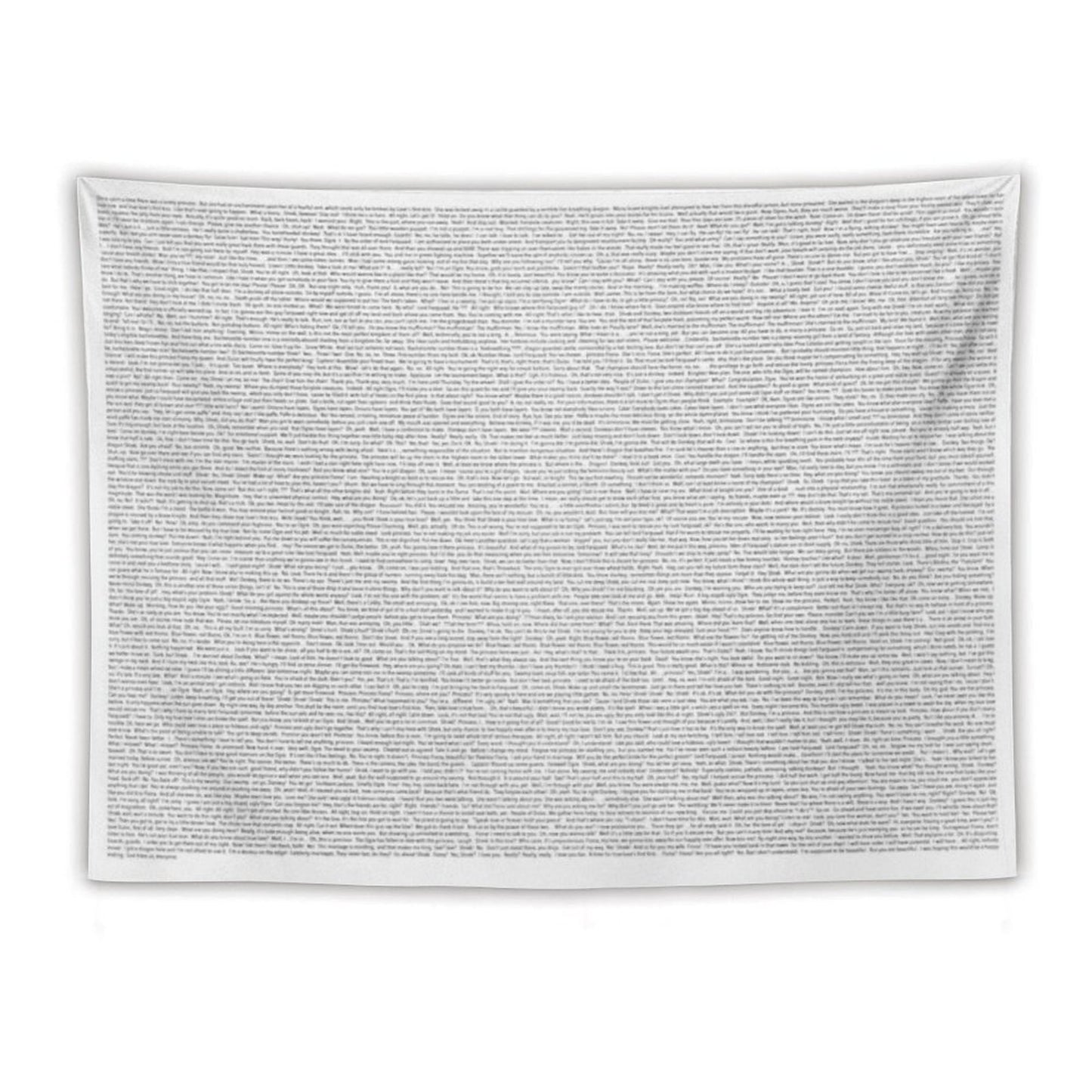 Entire Shrek Script Tapestry