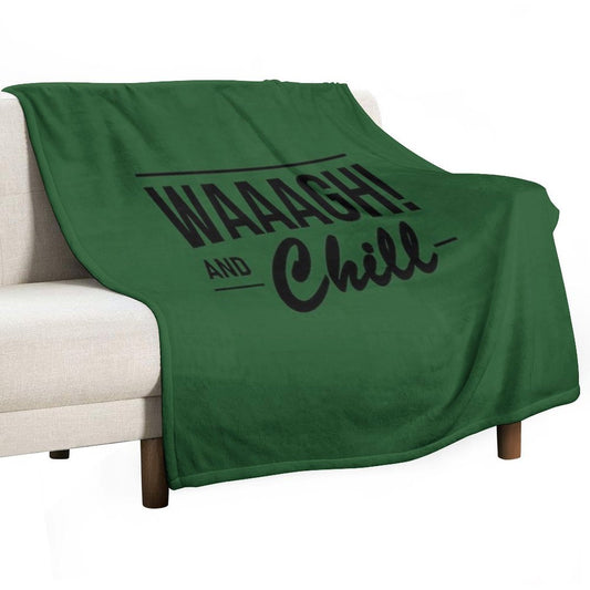 WAAAGH! (and Chill) Throw Blanket