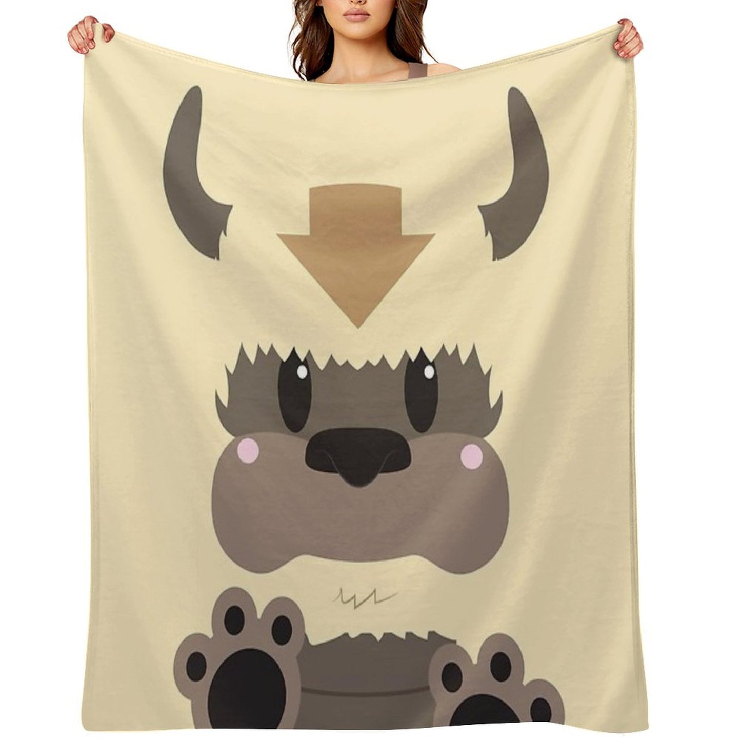 Appa Block Throw Blanket