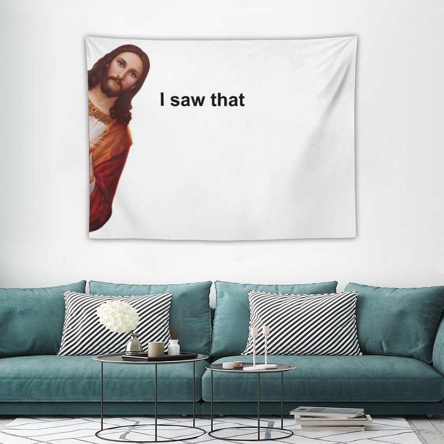 I Saw That Jesus Tapestry