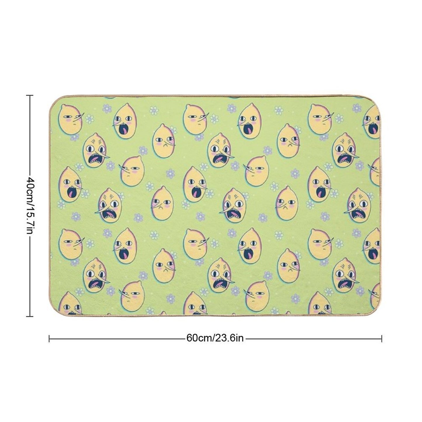 Earl of Lemongrab (Adventure Time) Multi-Purpose Bath Mat