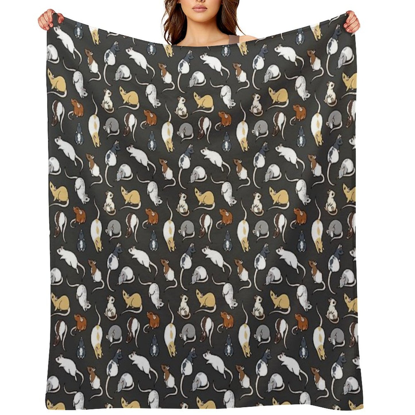 Rats Throw Blanket