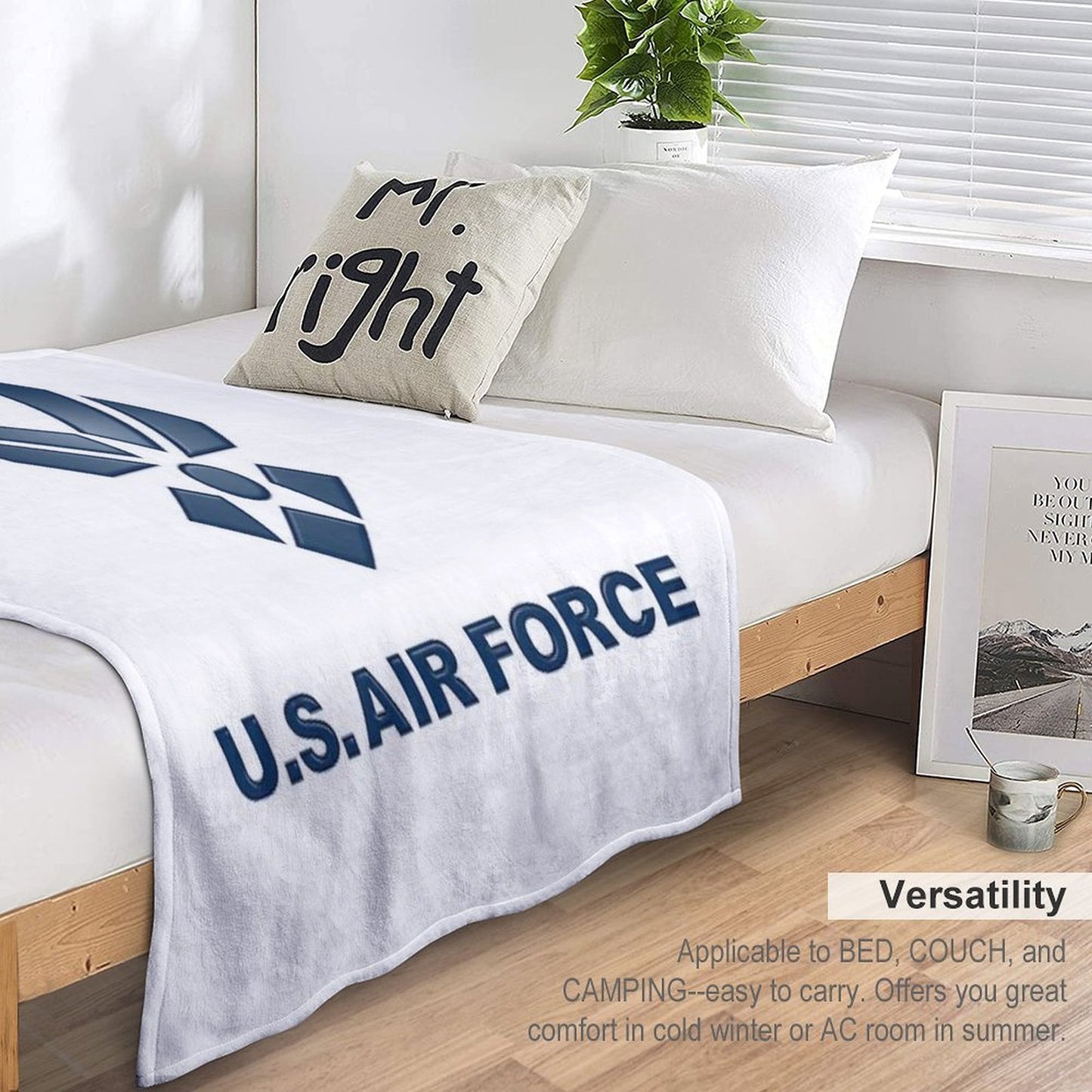 U. S. Air Force Symbol Throw Blanket