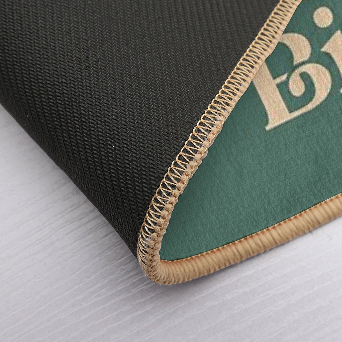 YOU’RE DOING GREAT BITCH Vintage Green Cream Bath Mat
