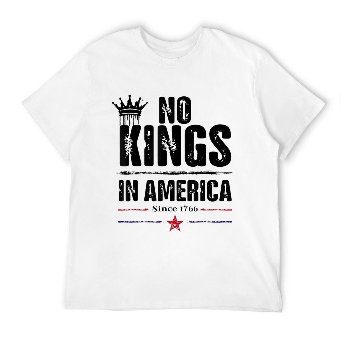 No Kings In America Since 1776 Slim-fit Cut T-Shirt