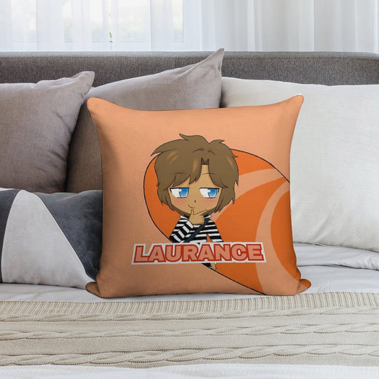 Laurance Zvhal Pillow (blue Eyes Edition) Soft Durable Construction Throw Pillow