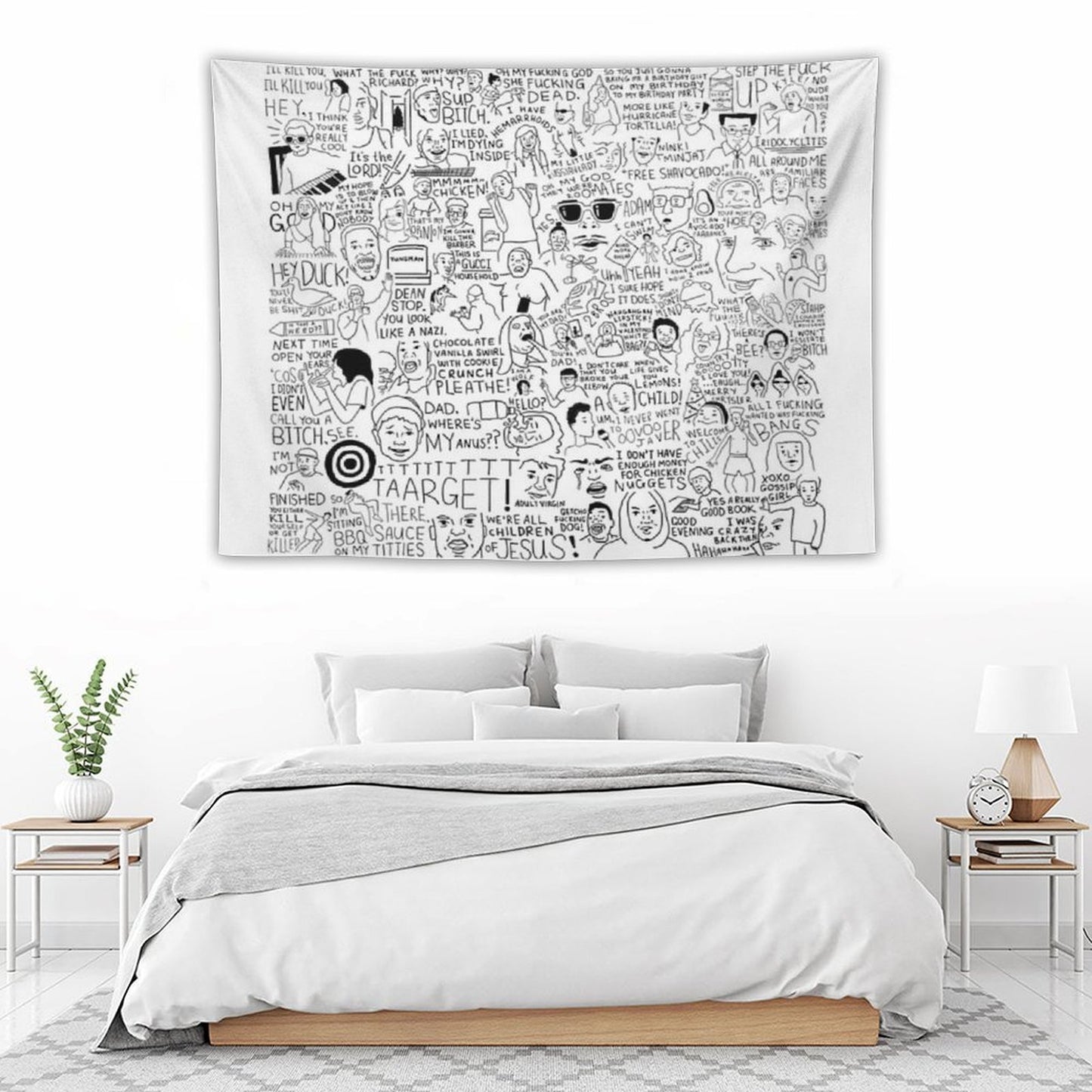 An Ultimate Vine Compilation But Instead of A Video Its Just Terribly Drawn Tapestry