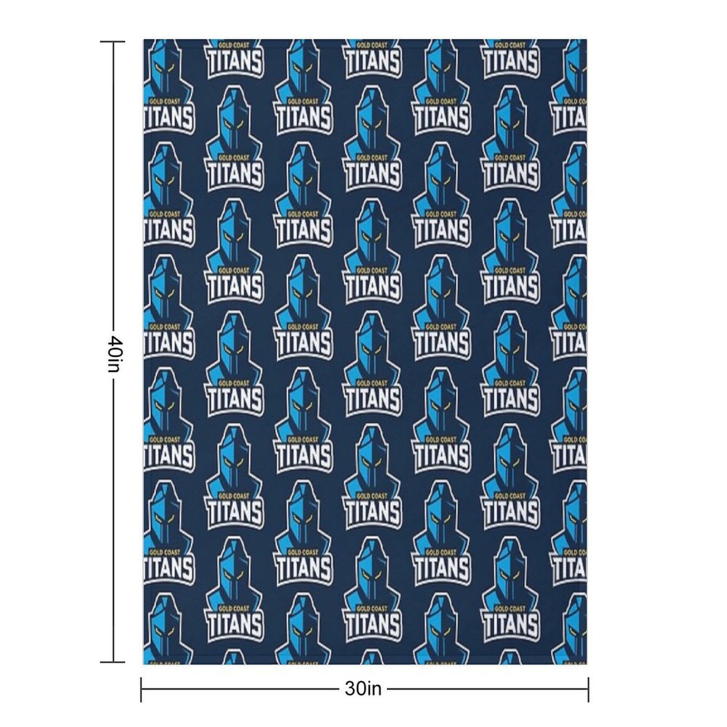 Gold Coast Titans Throw Blanket