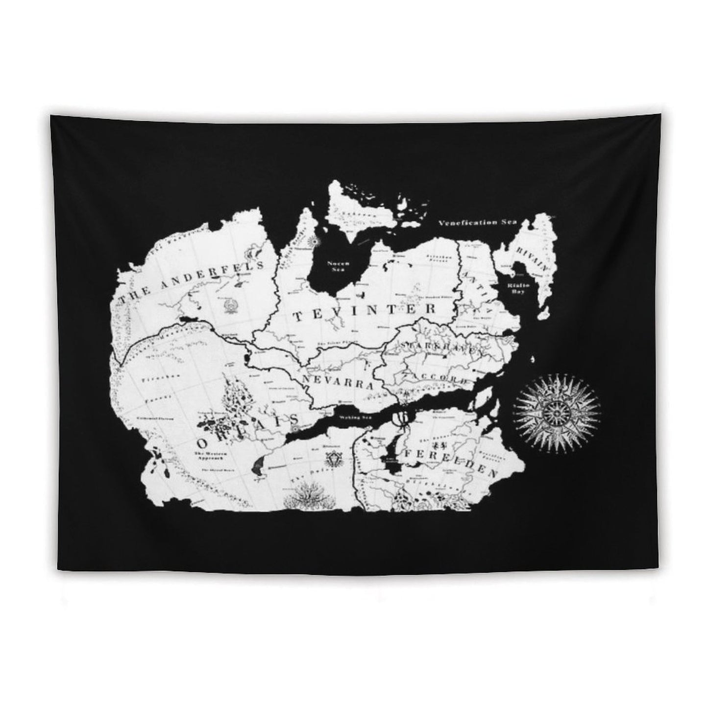 Thedas Map Tapestry