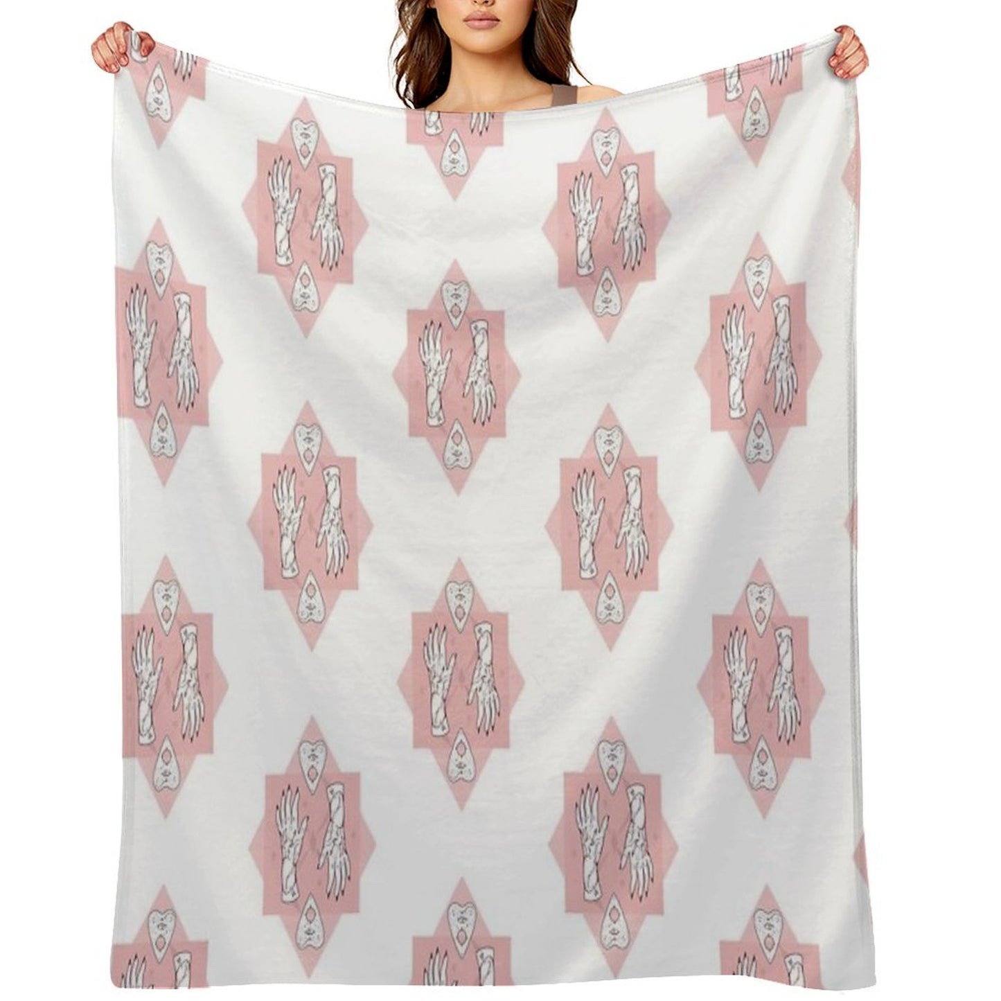 Ouija Hands Throw Blanket