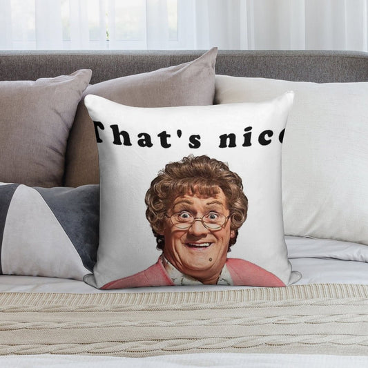 That's  Nice Soft Durable Construction Throw Pillow