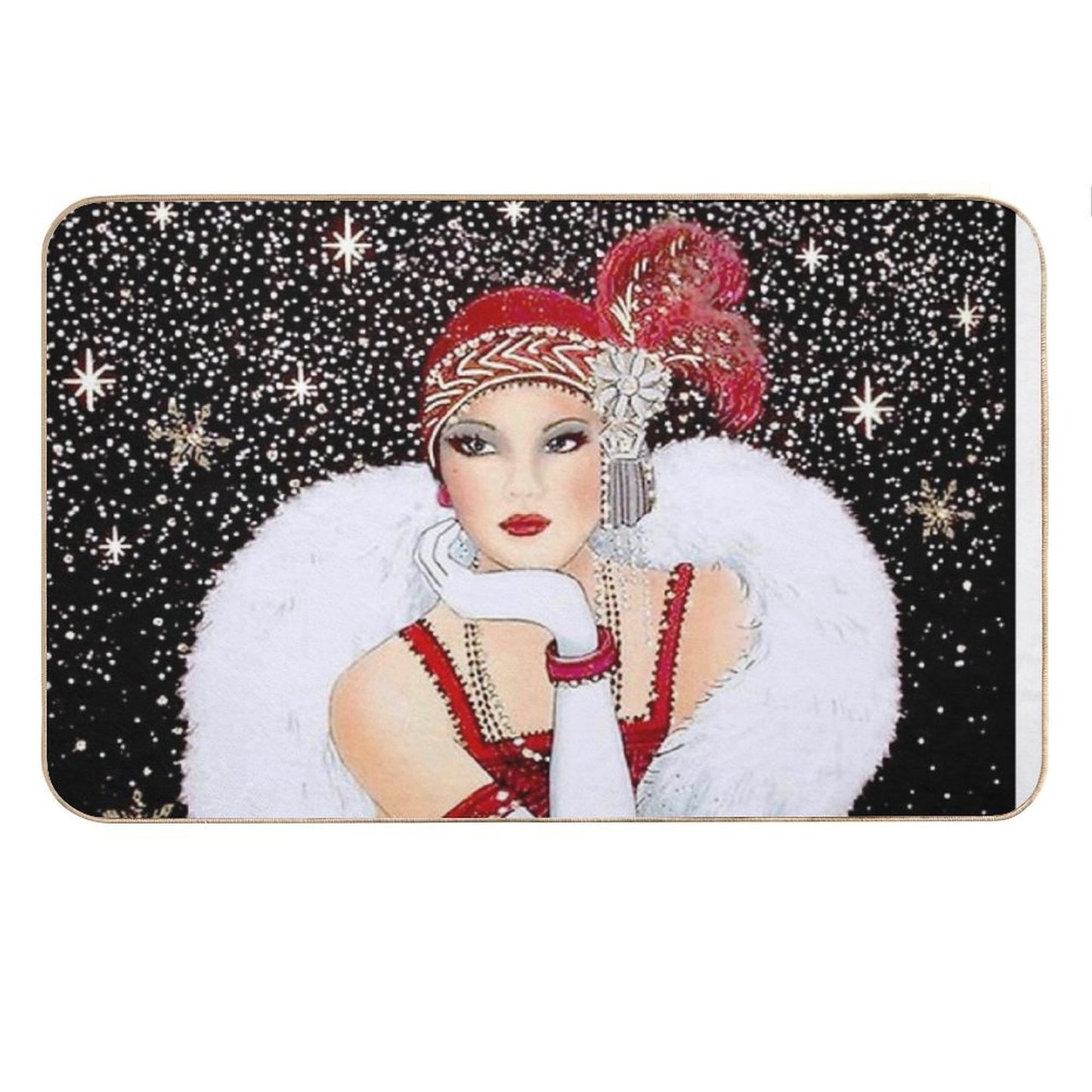 FLAPPER Vintage 1931 Beautiful Fashion Magazine Advertising Print Bath Mat