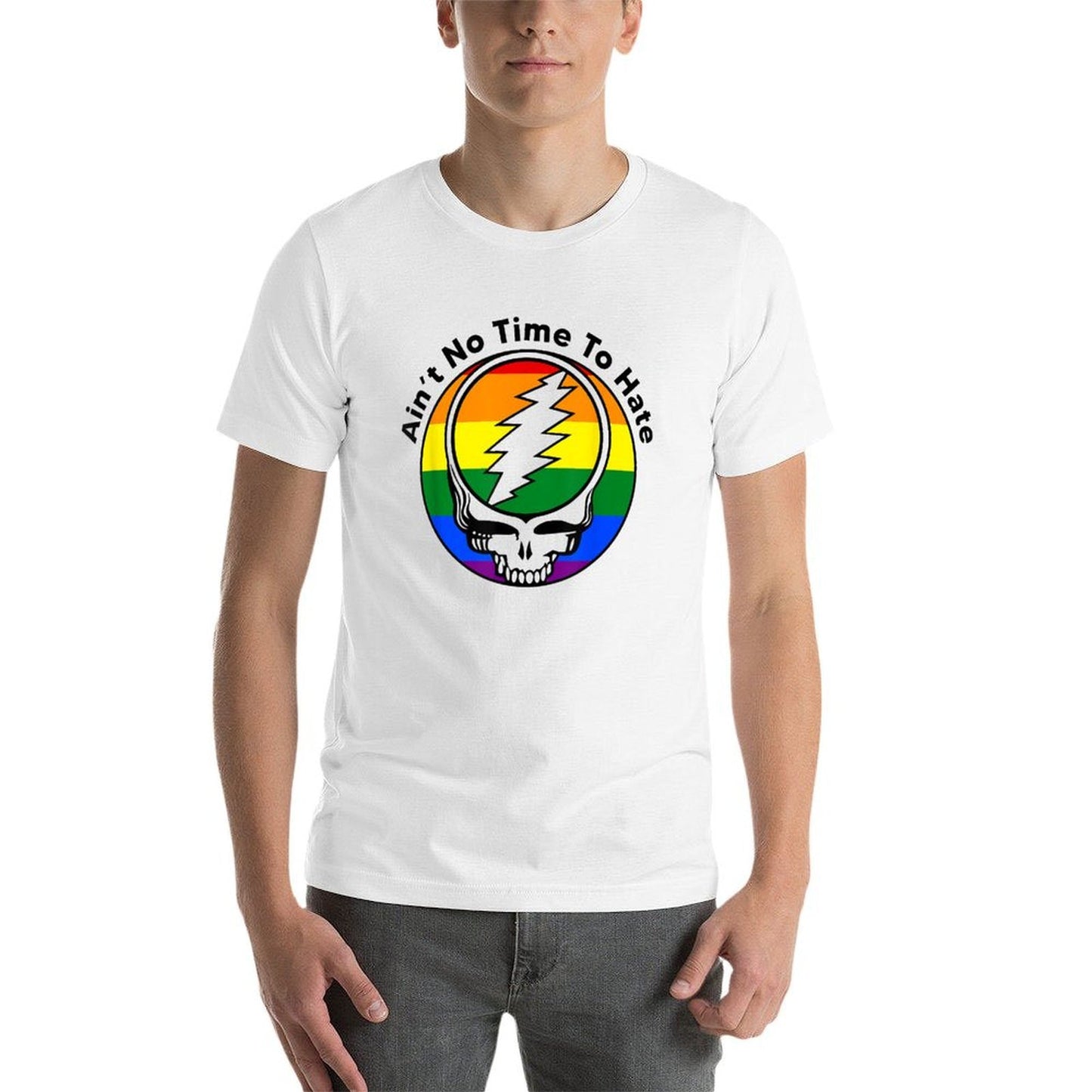 LGBT Pride Ain’t No Time To Hate Trendy Pattern T-Shirt