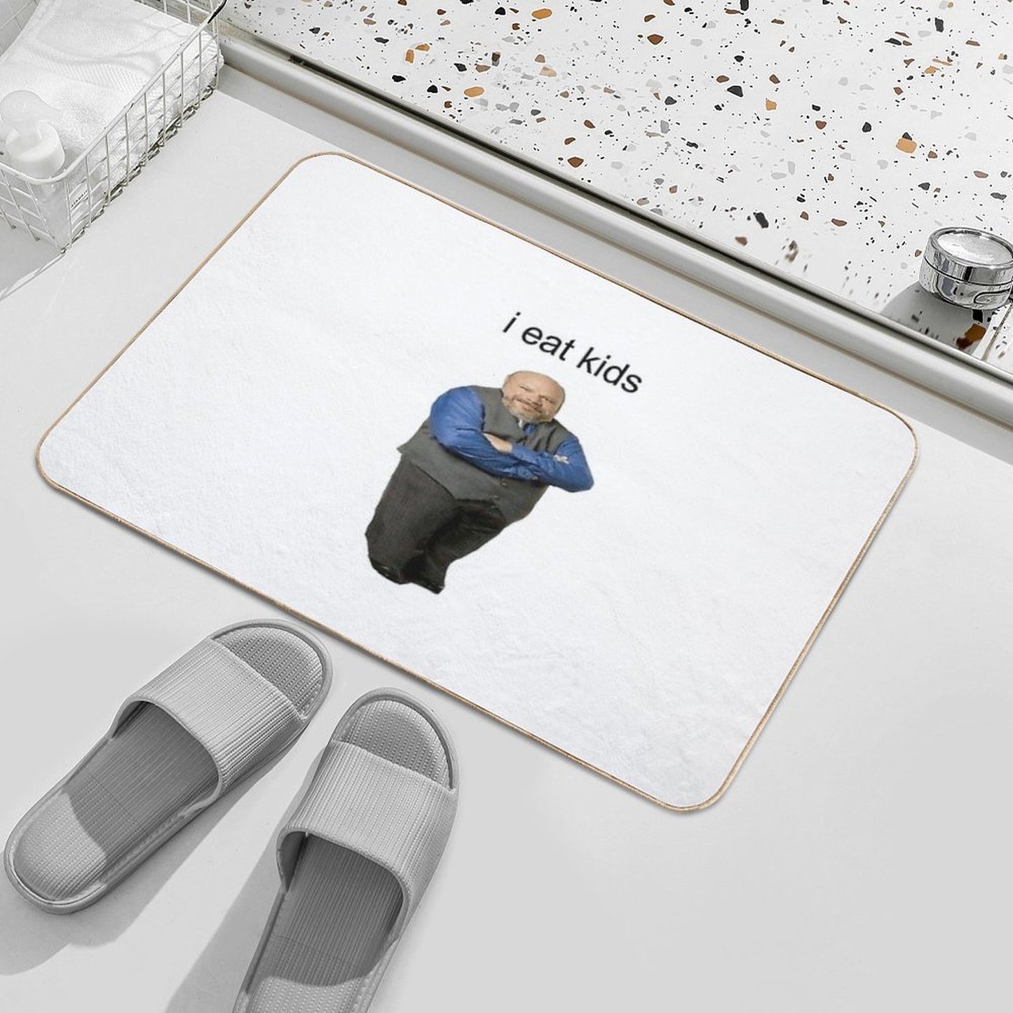 Bertram Eats Kids Bath Mat