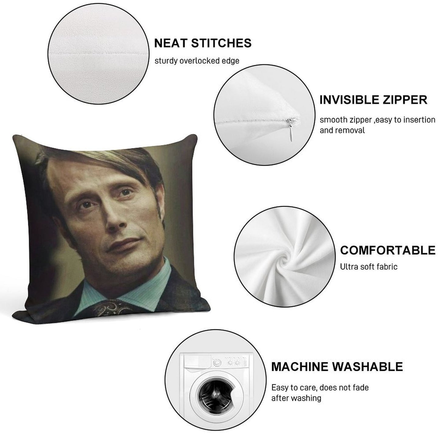 Your Going in The Soup Meme Soft Anti-Pilling Throw Pillow