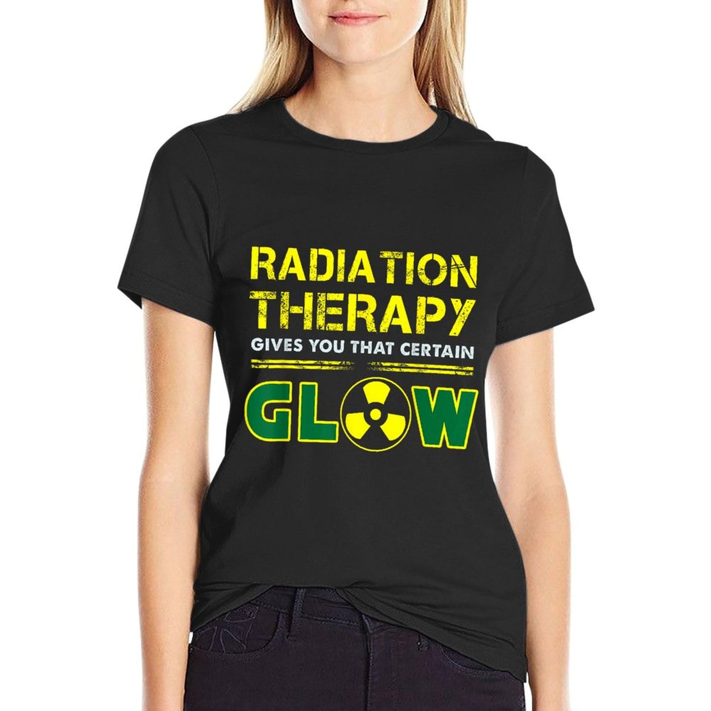 Radiation Therapy Radiation Therapist Funny Cancer Fighter T-Shirt