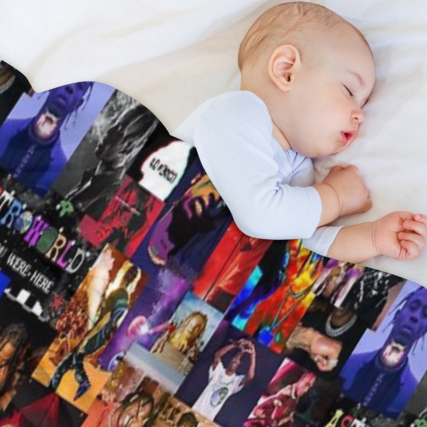 La Flame Collage Throw Blanket