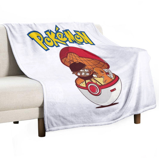 Red Ball Throw Blanket