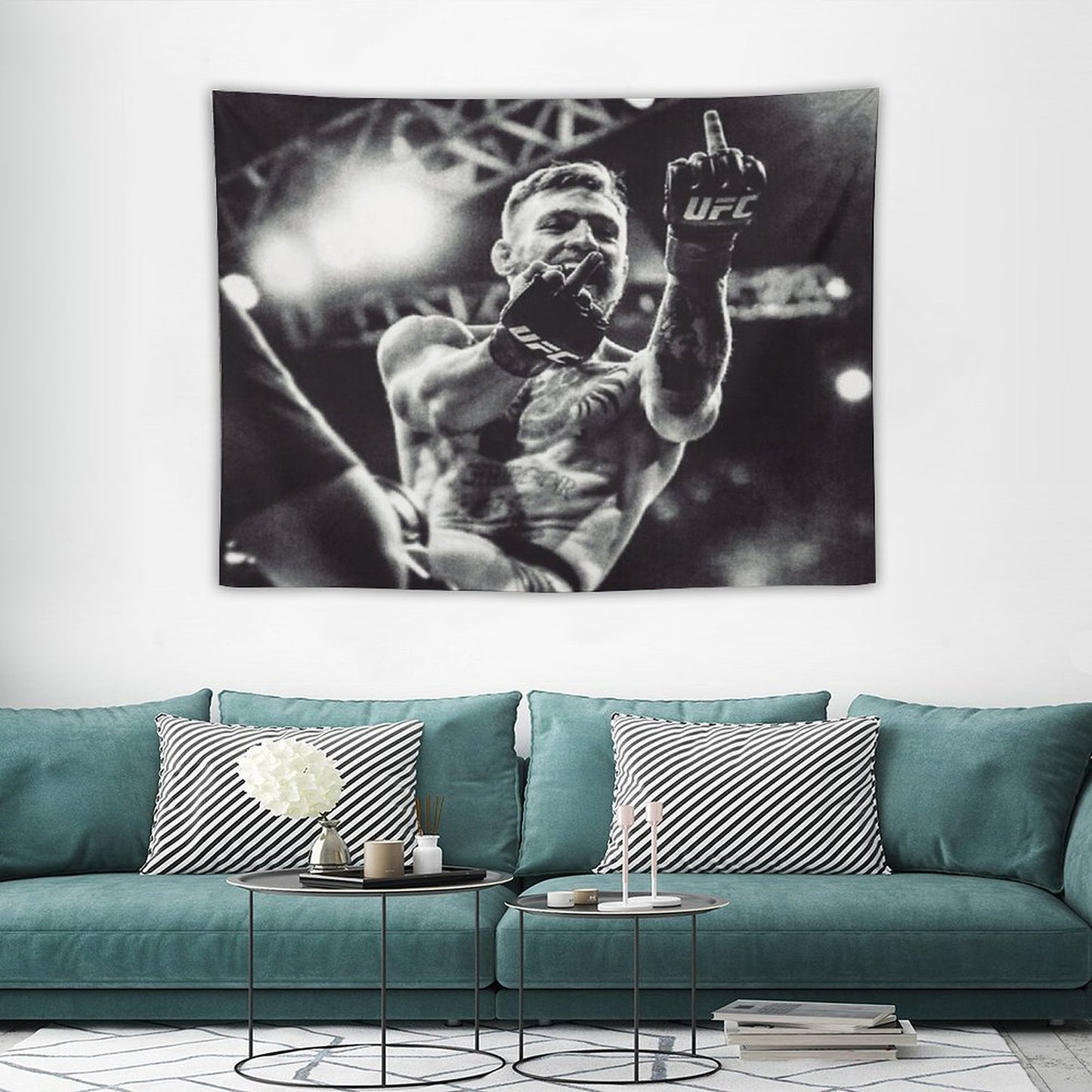 Conor McGregor Middle Finger - Notorious Tapestry