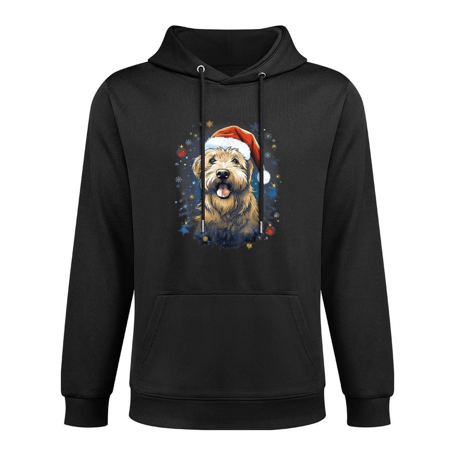 Xmas Soft-Coated Wheaten Terrier Dog Christmas Men Women Kids Cotton-Polyester Blend Hoodie