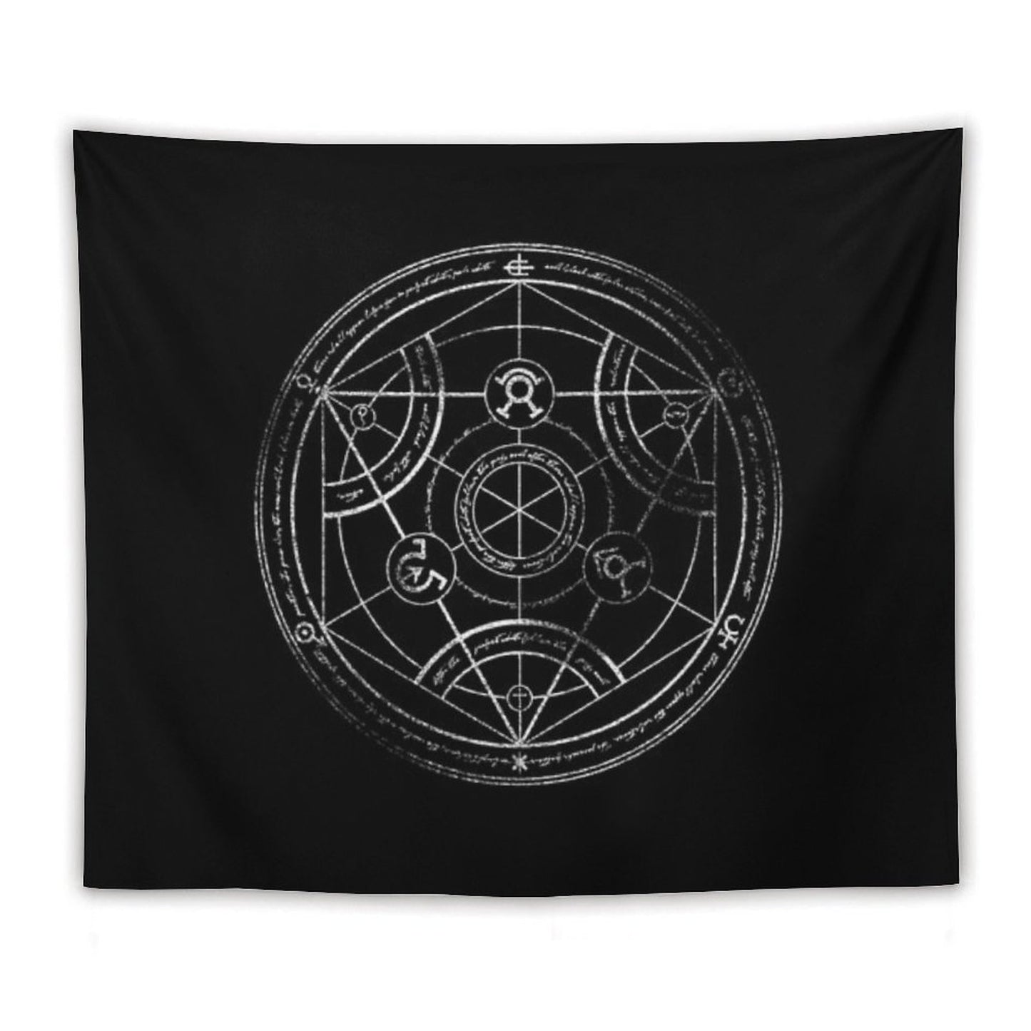 Human Transmutation Circle - Chalk Tapestry