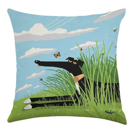 Summer Derp Linen Throw Pillow Cover