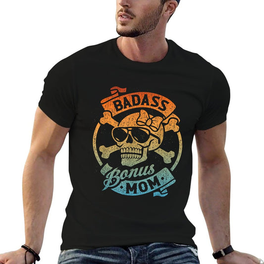 Badass Bonus Mom, Stepmom Stepmother Mother's Day T-Shirt