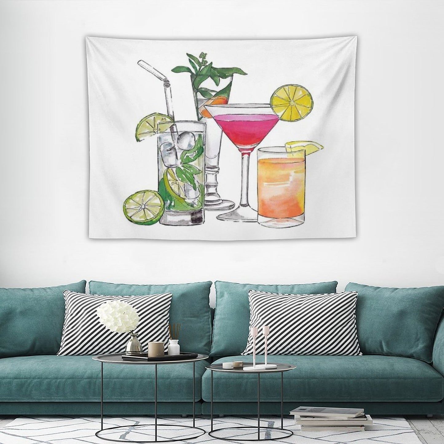 Alcohol Drinks Tapestry Tapestry