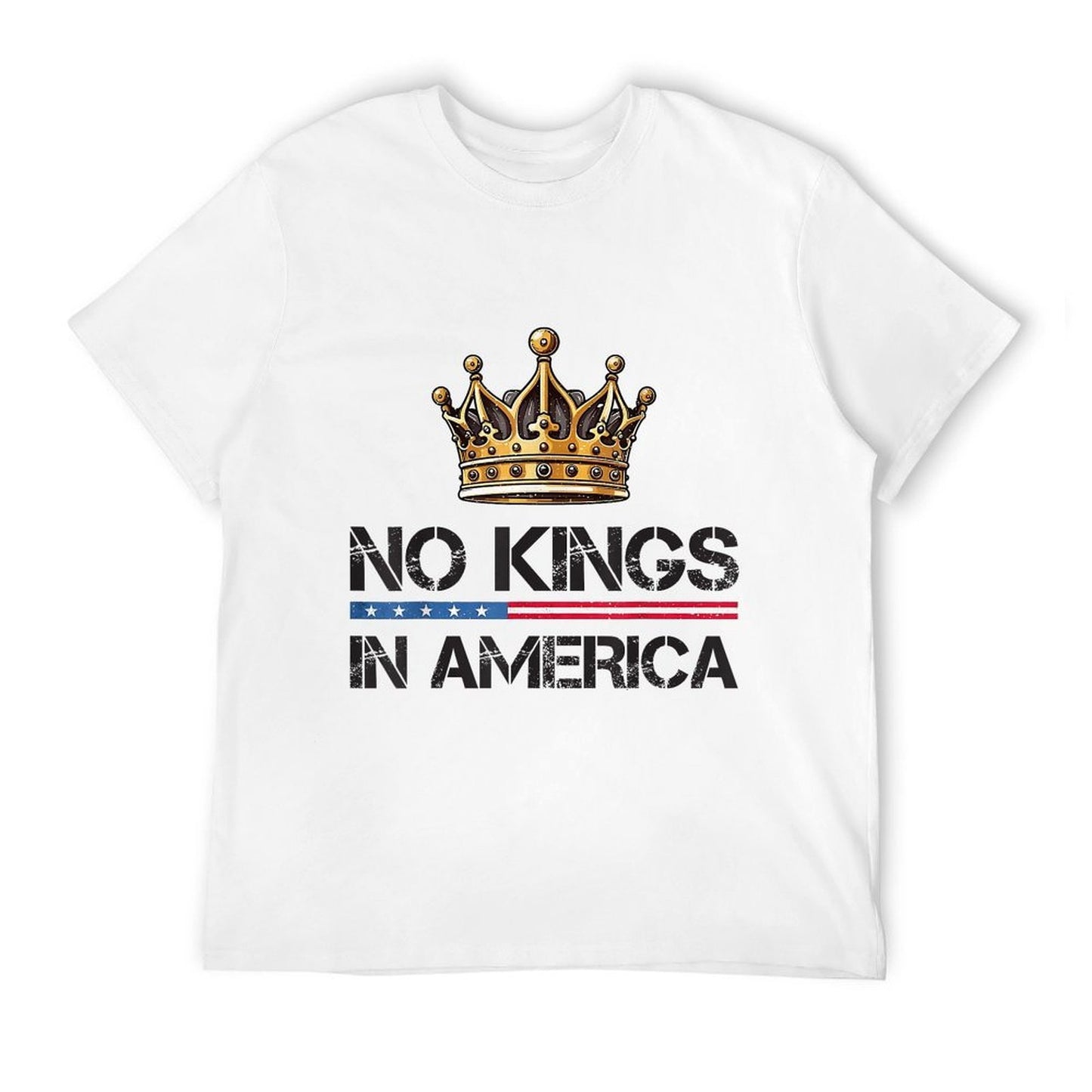 No Kings In America Resist Trump Protest Patriotic 4th July Vintage-inspired T-Shirt