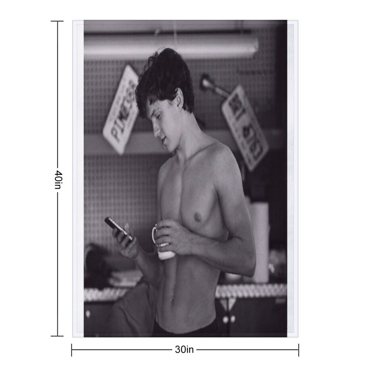 Tom Holland Throw Blanket