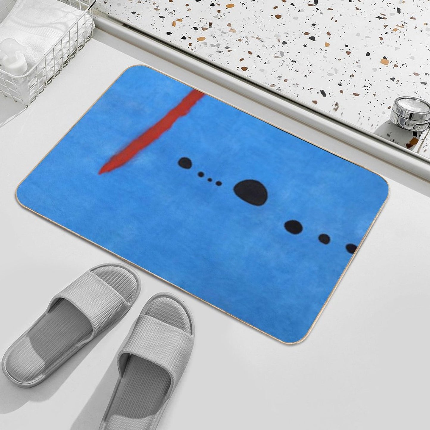 Joan Miro Blue 2 Bath Mat