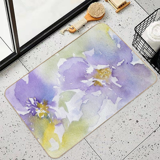 Watercolour Flowers Nr 153 Bath Mat