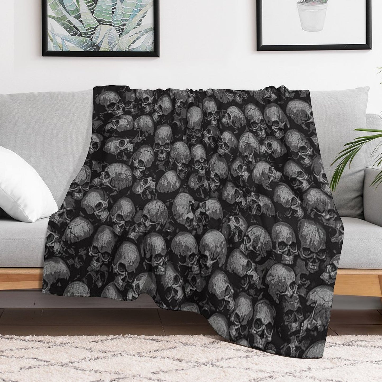 Totally Gothic Throw Blanket