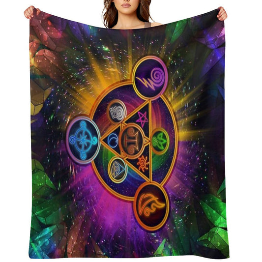 Wizard101 - The Spiral Schools Throw Blanket