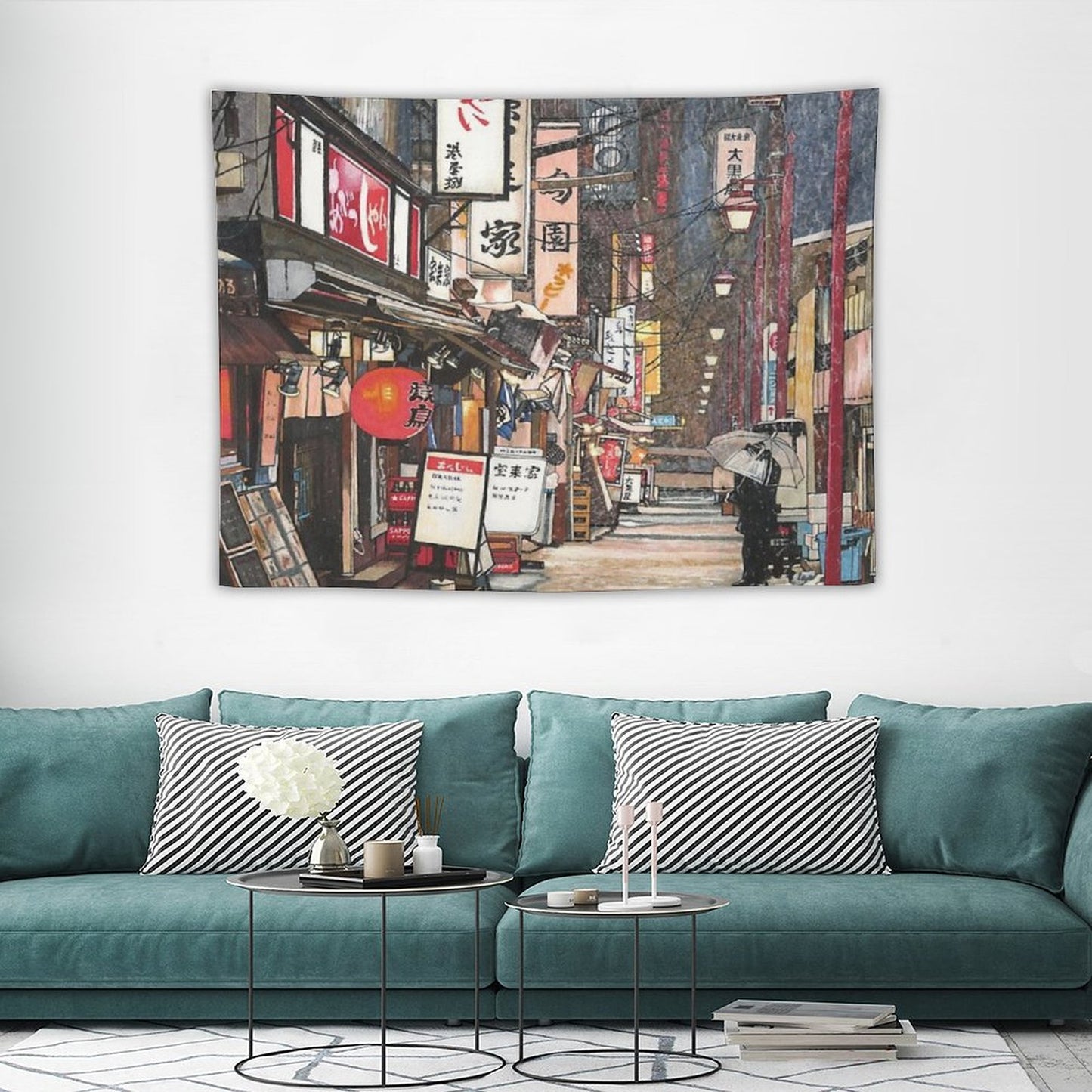 Lights in The Snow Tapestry