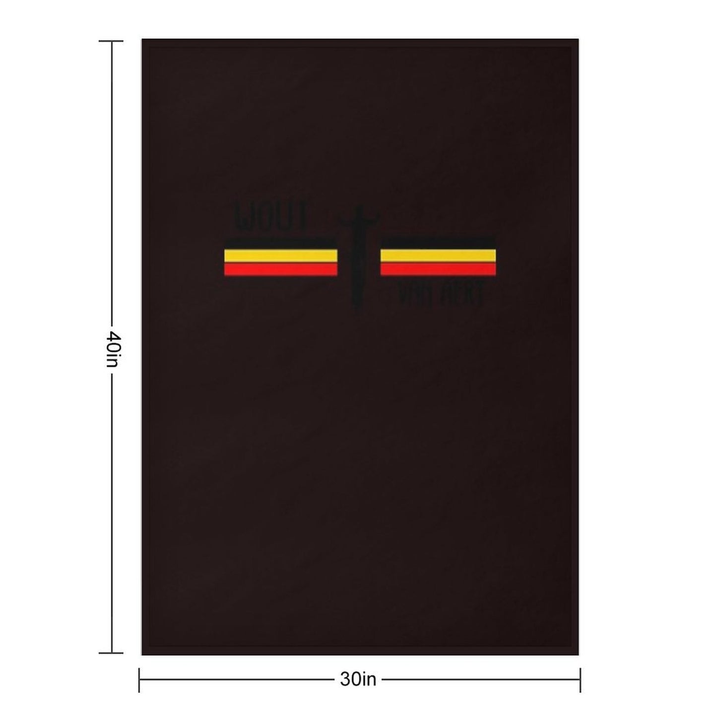 Wout Van Aert Throw Blanket