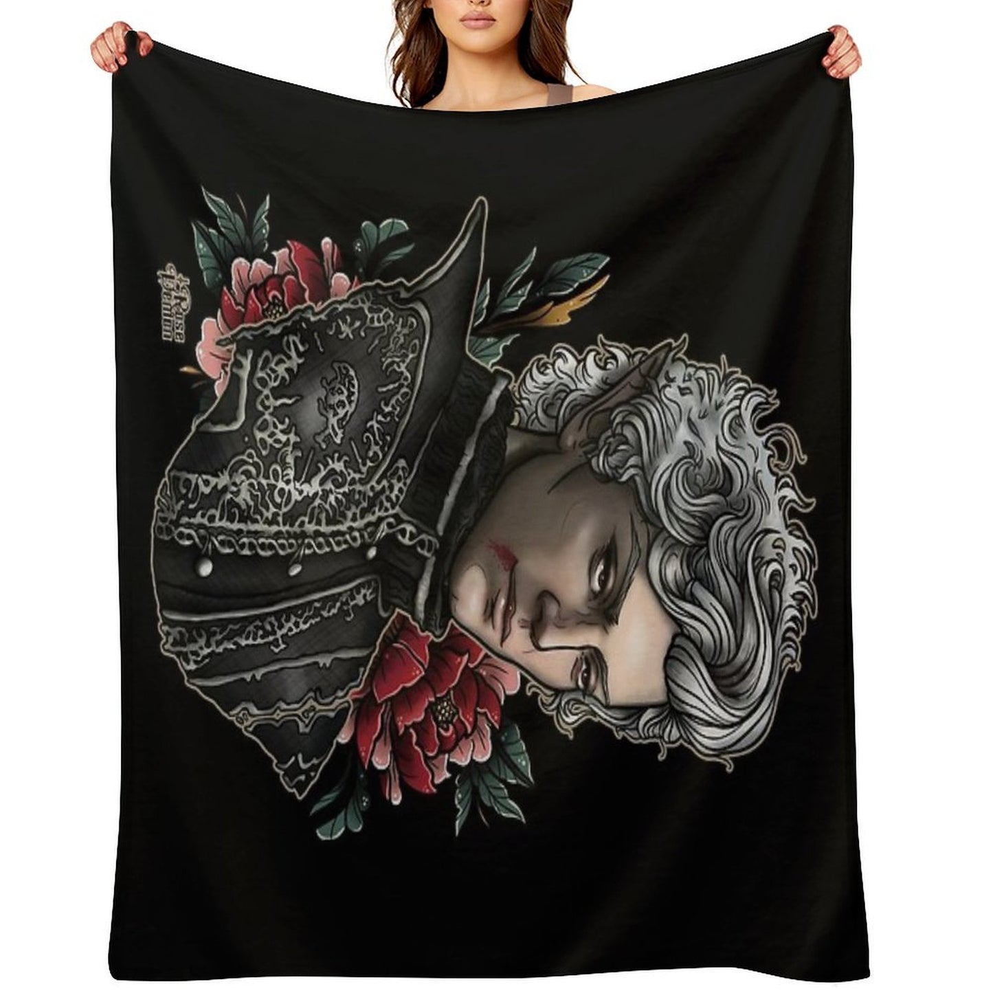 Astarion Vampire BF Throw Blanket