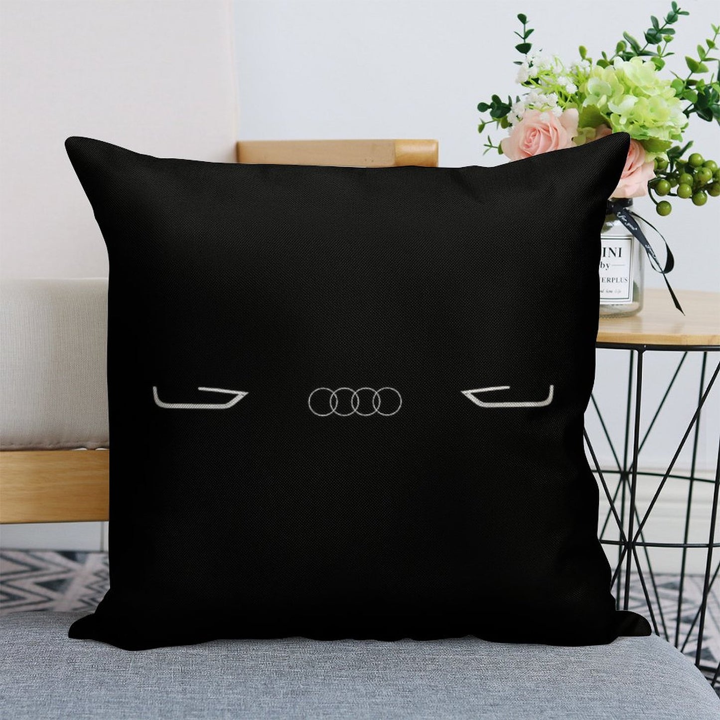 AUDİ CONSEPT DESİGN Linen Throw Pillow Cover
