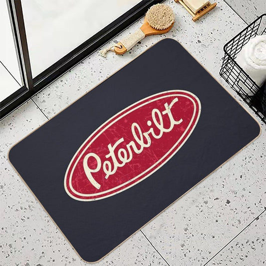 Peterbilt Truck Racing Vintage Bath Mat