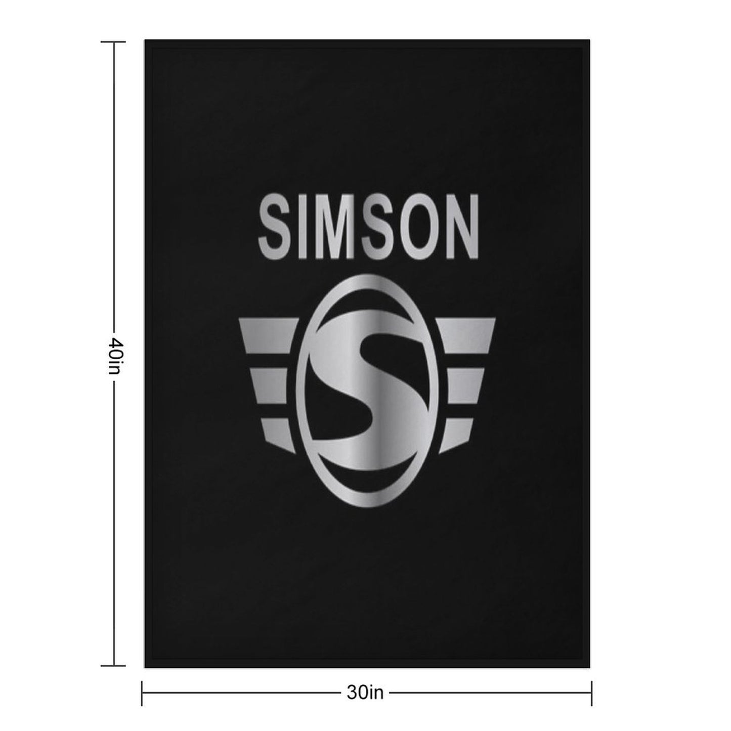 Vintage Simson Throw Blanket