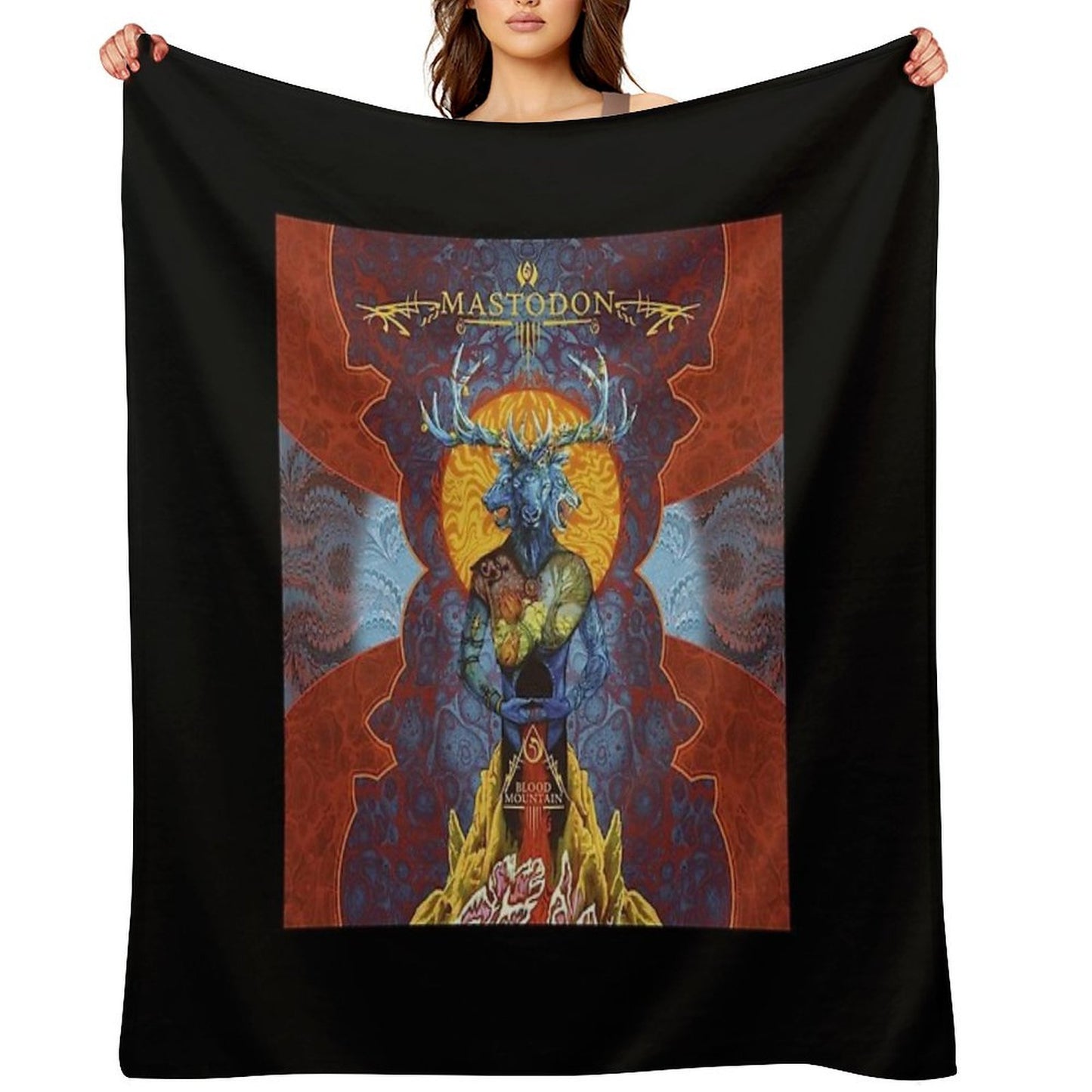 Mastodon - Blood Mountain ALBUM 2006 Throw Blanket