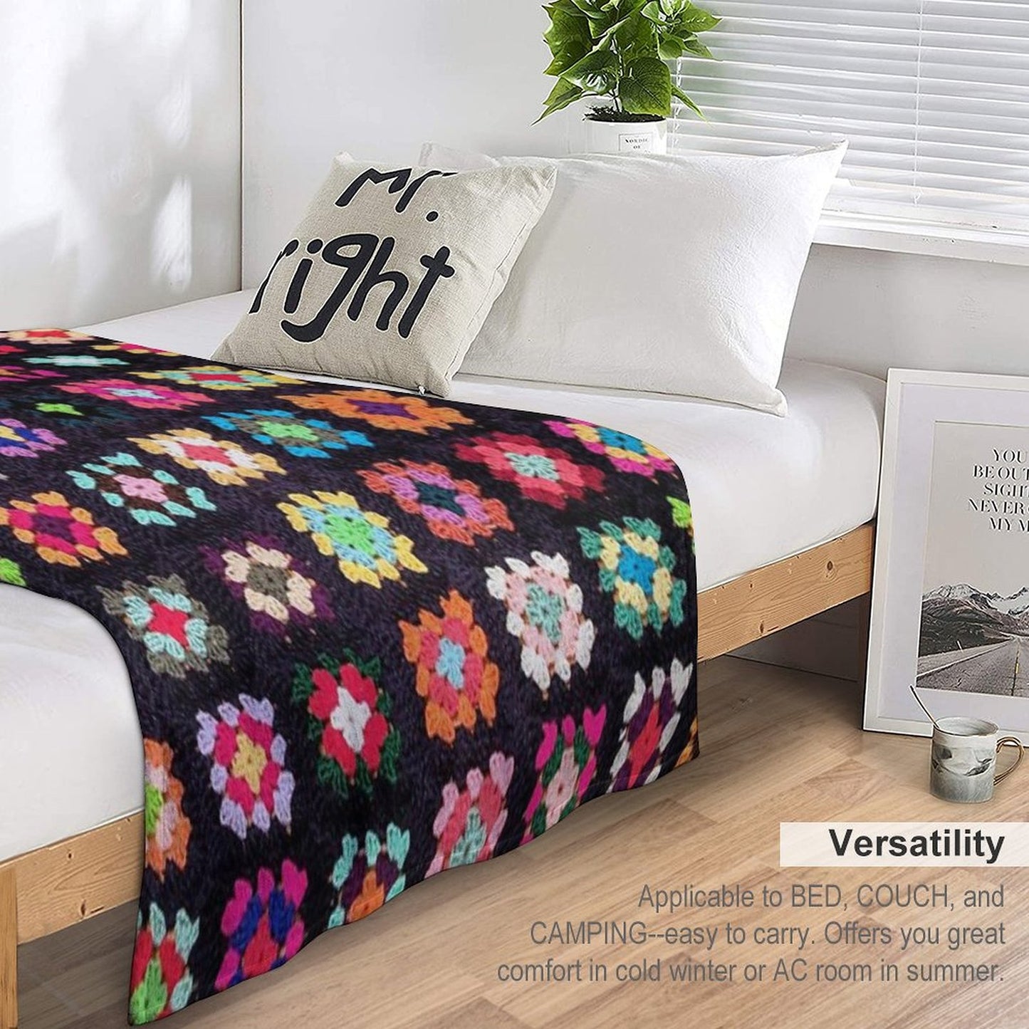 Roseanne Blanket Inspired Design Throw Blanket
