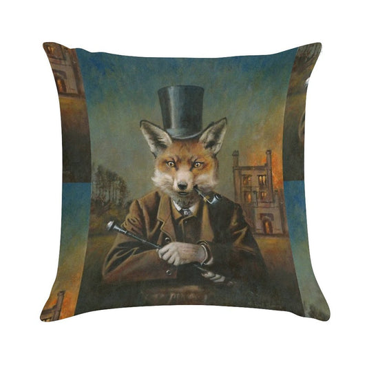 The Dapper Fox Soft Home Decor Throw Pillow