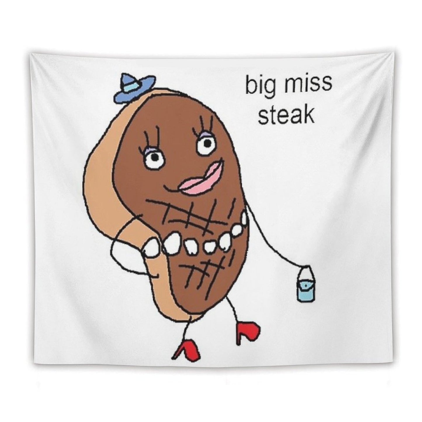 Big Miss Steak Tapestry