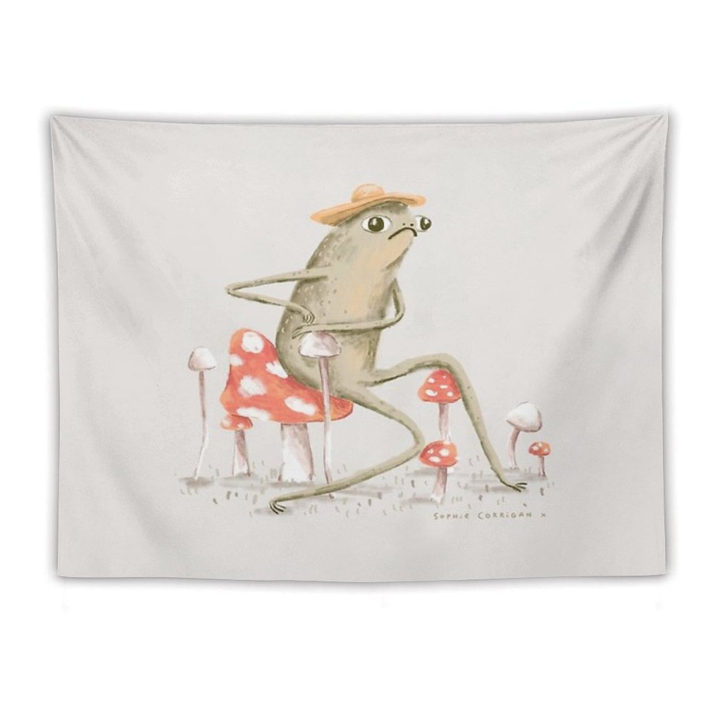 Awkward Toad Tapestry
