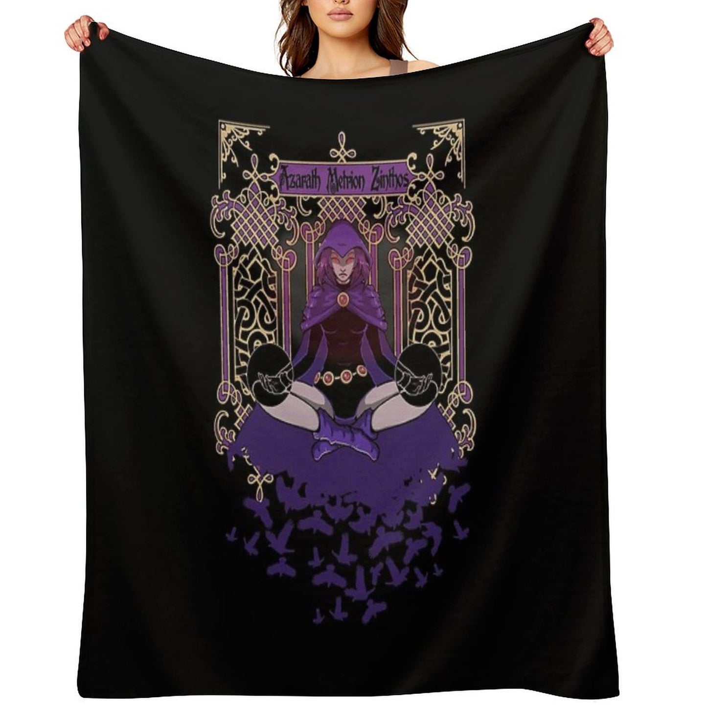 Raven Teen Titans Throw Blanket