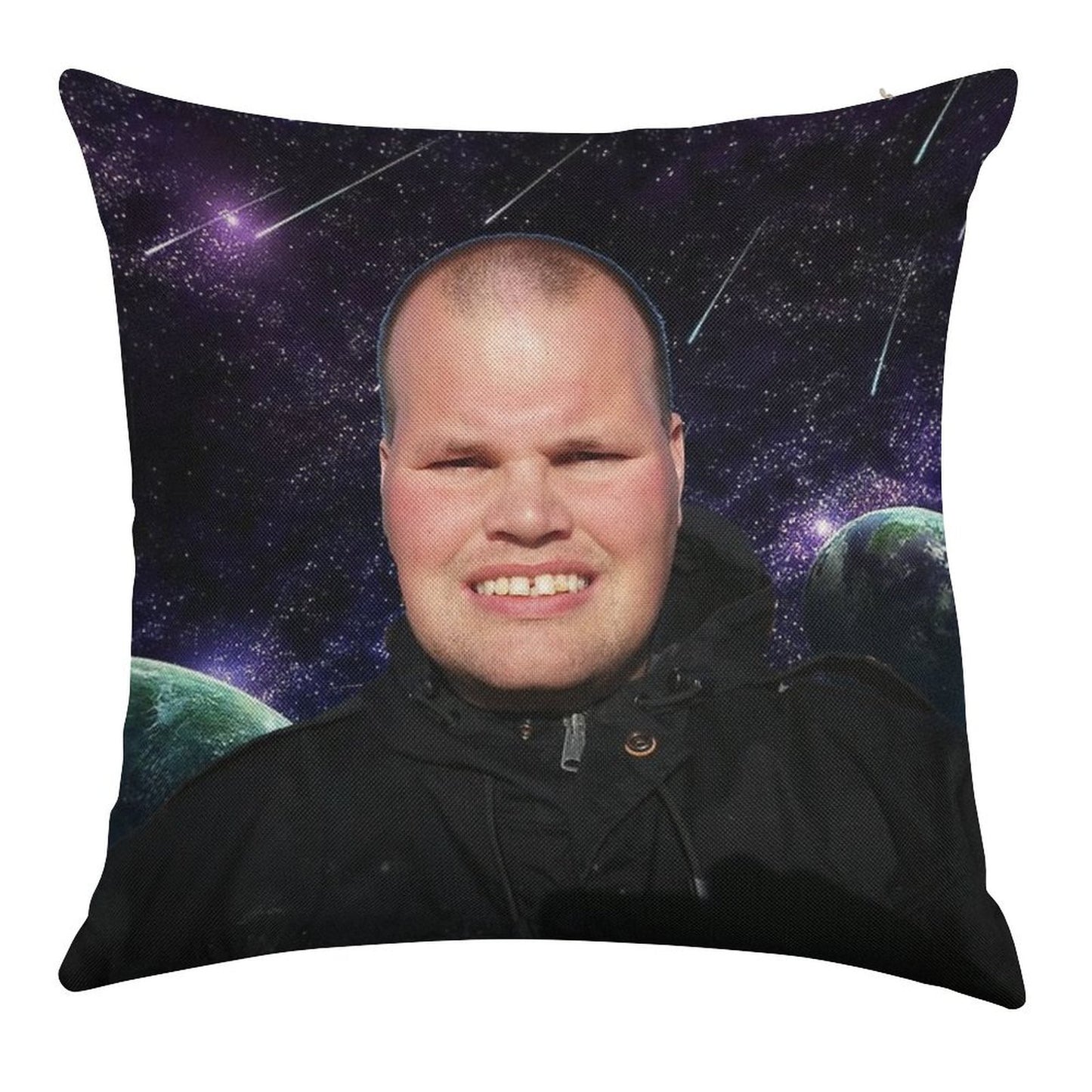 Frankie MacDonald Linen Throw Pillow Cover