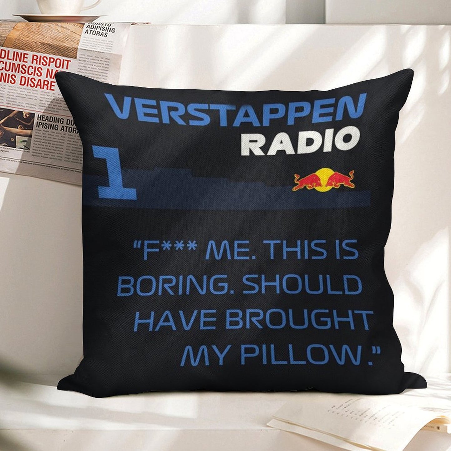 Should Have Brought My Pillow Linen Throw Pillow Cover